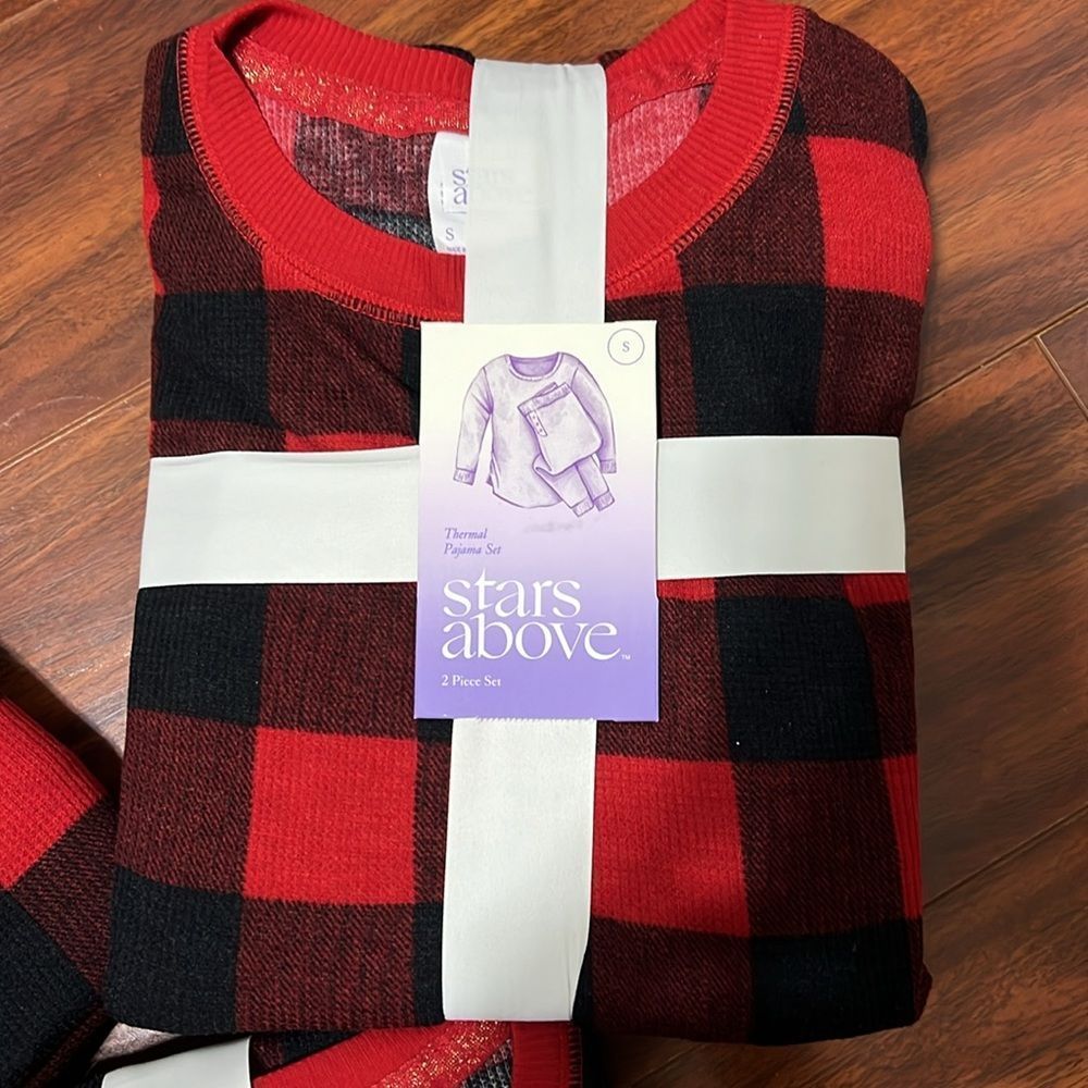 Stars Above Intimates & Sleepwear Stars Above Plaid Thermal Pajama Set - Picture 5 of 7